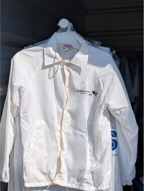 Vintage Hartwell white Ed Groves Realtors jacket